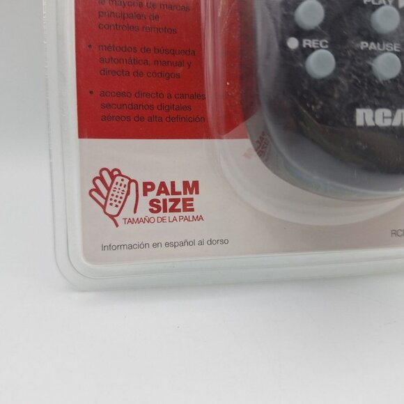 RCA Small Universal Remote Palm Size 4 Device DVD VCR TV RCR804BFDR Aux Sat - Picture 5 of 7